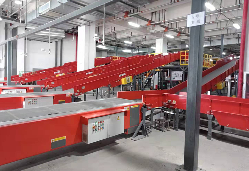 New and renovated sorting center of a certain express delivery company in Majuqiao