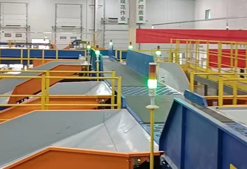Newly built and renovated sorting center of a certain express delivery company in Baoding