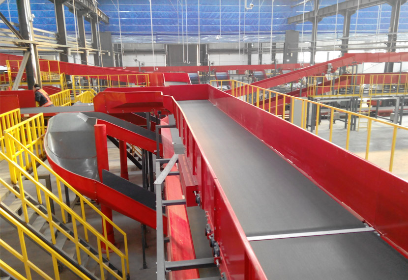 New and renovated sorting center of a certain express delivery company in Hefei